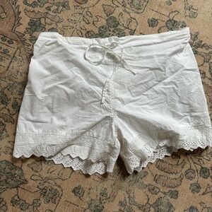 Bliss and Mischief Alice Eyelet Shorts Sz S/M